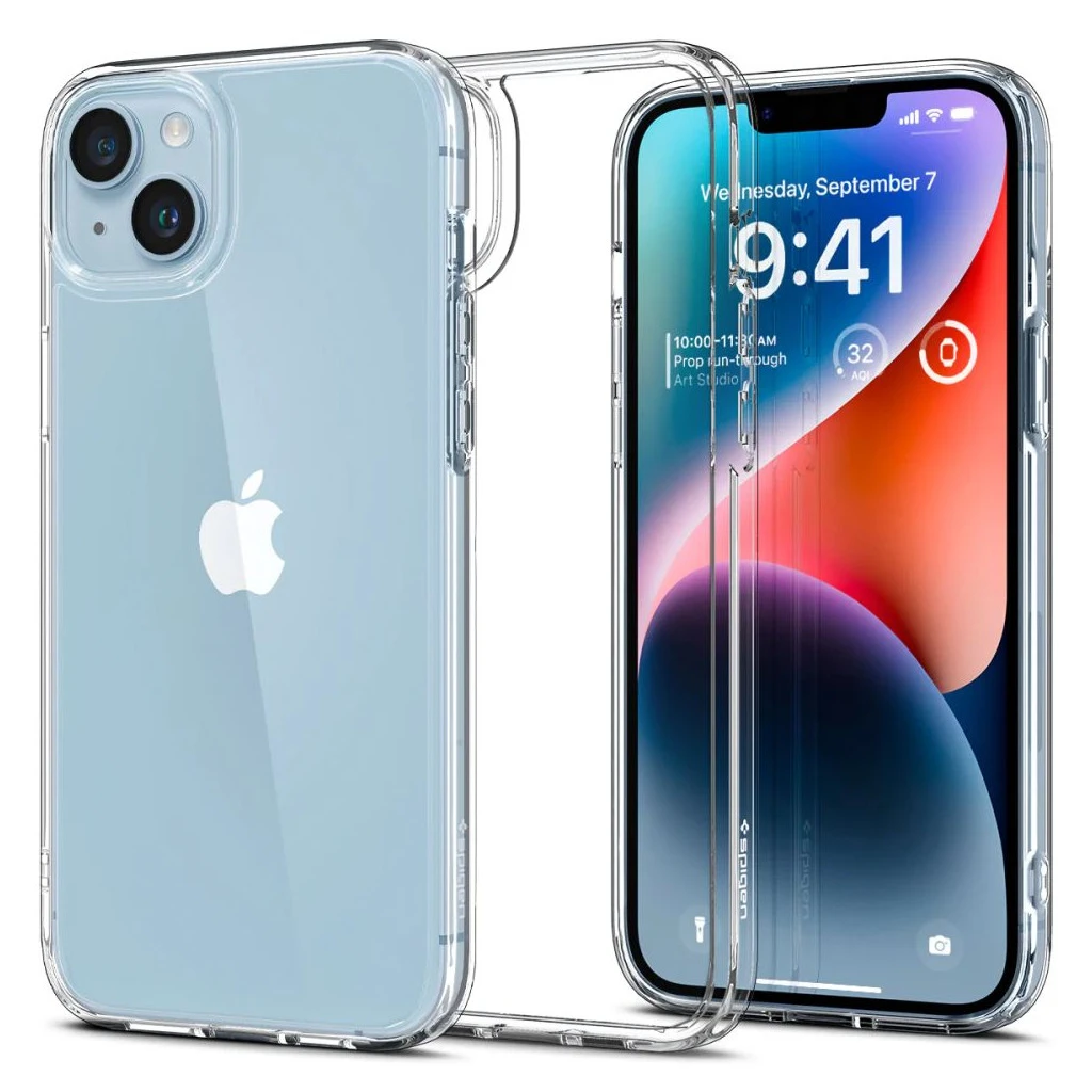SPIGEN ULTRA HYBRID iPhone 14 CRYSTAL CLEAR tok iPhone 14 készülékhez