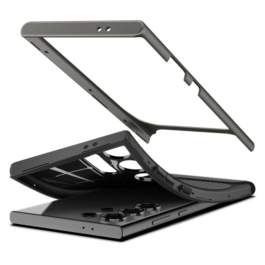 SPIGEN NEO HYBRID Samsung Galaxy S24 Ultra készülékhez tok pisztolyfém