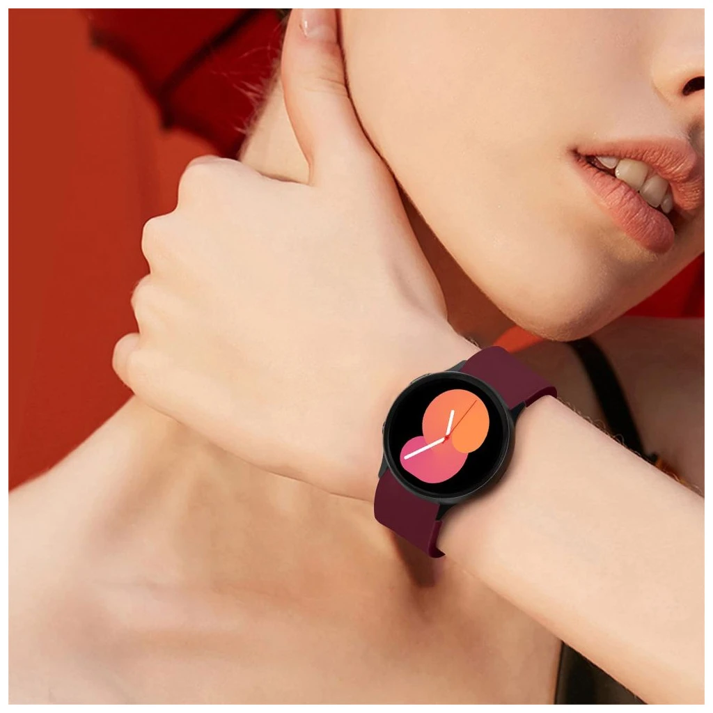 TECH-PROTECT ICONBAND óraszíj Samsung Galaxy Watch 4/5/5 PRO/6/7/FE készülékhez rózsaszín homok