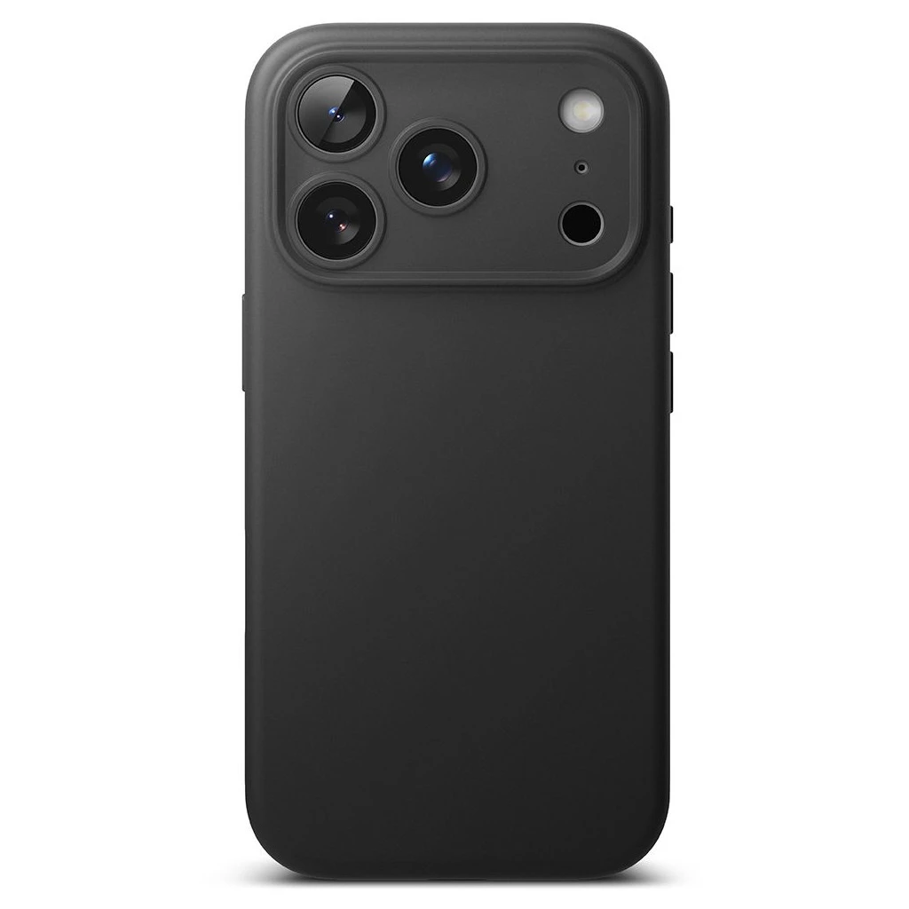 RINGKE szilikon mágneses MagSafe tok iPhone 17 Pro Max készülékhez fekete