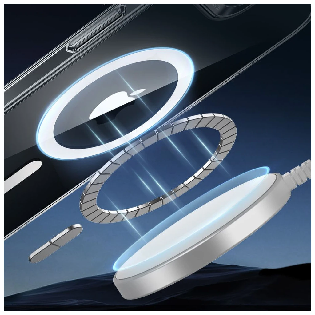 ESR Classic Hybrid HaloLock MagSafe iPhone 16E készülékhez tok átlátszó