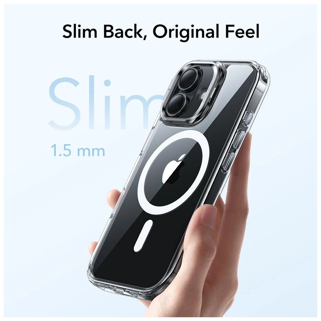 ESR CLASSIC HYBRID KICKSTAND MAGSAFE iPhone 17 készülékhez tok átlátszó