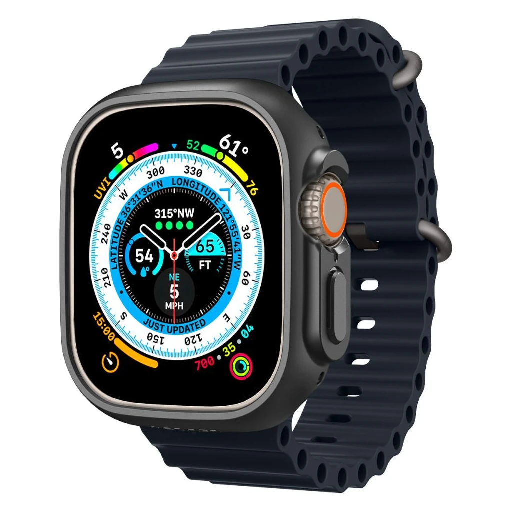 SPIGEN THIN FIT Apple Watch Ultra 1/2/3 (49 MM) készülékhez tok fekete