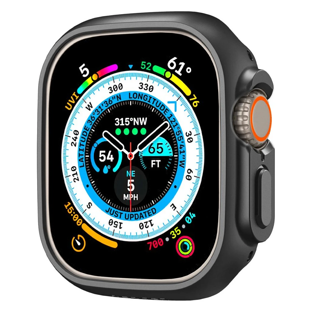 SPIGEN THIN FIT Apple Watch Ultra 1/2/3 (49 MM) készülékhez tok fekete