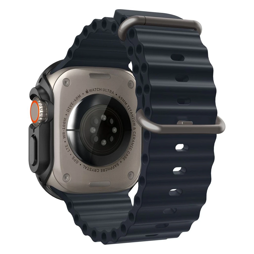 SPIGEN THIN FIT Apple Watch Ultra 1/2/3 (49 MM) készülékhez tok fekete