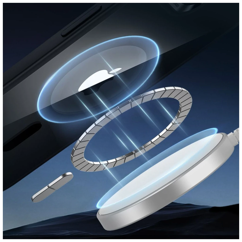 ESR Classic Hybrid HaloLock MAGSAFE tok iPhone 16E készülékhez átlátszó/fekete