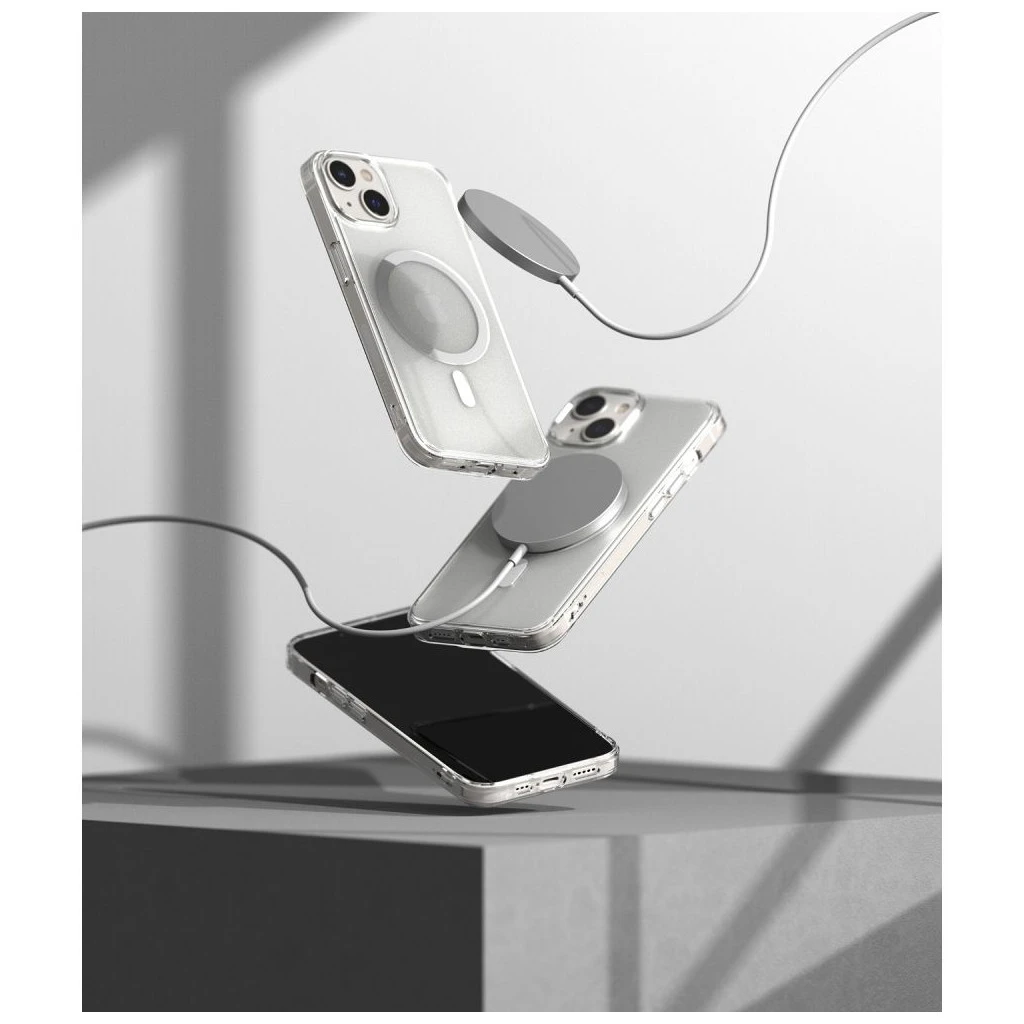 RINGKE FUSION MAGNETIC MAGSAFE iPhone 14 Plus / 15 Plus készülékhez tok – MATTE CLEAR