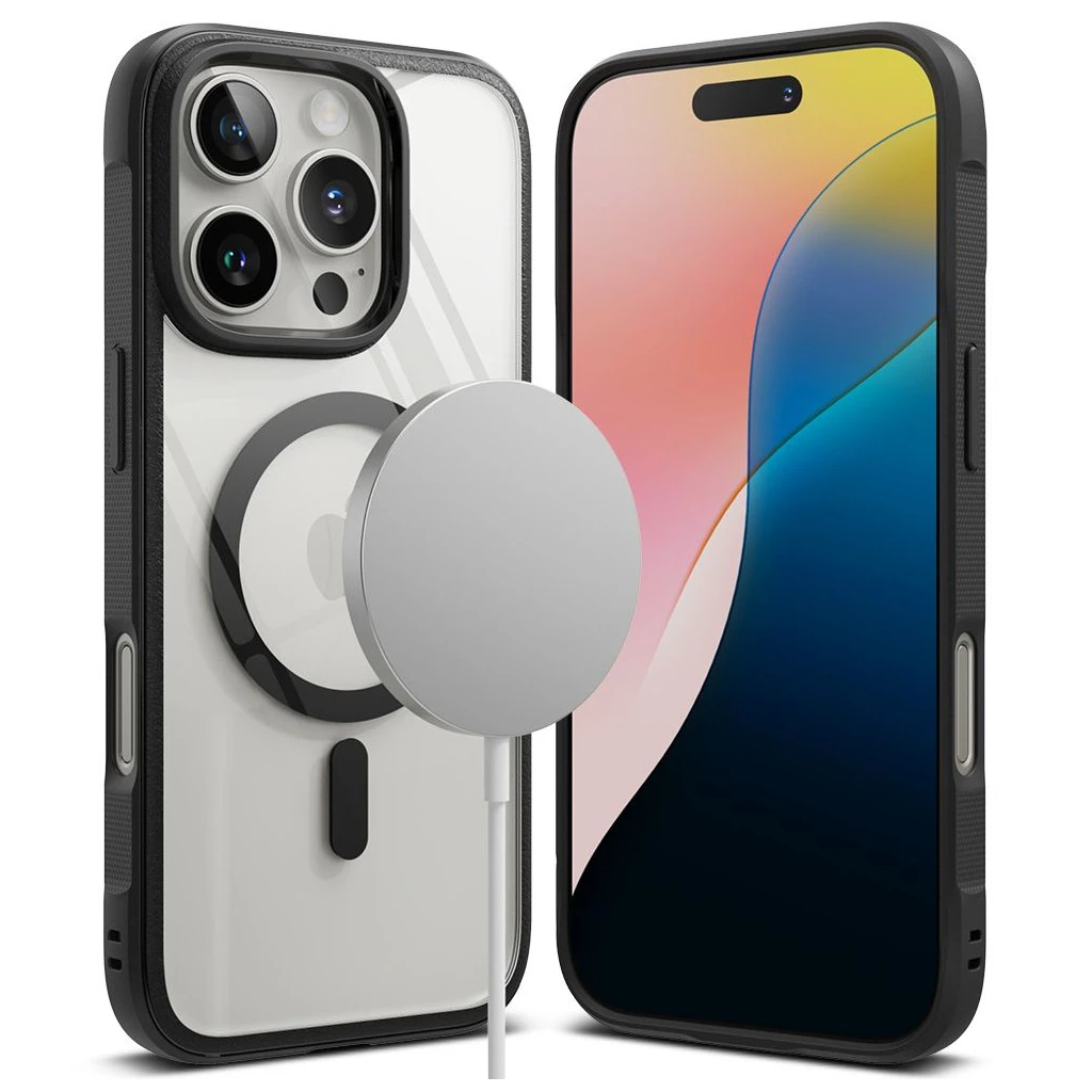 RINGKE Fusion Bold Magnetic MagSafe iPhone 16 Pro Max készülékhez tok fekete