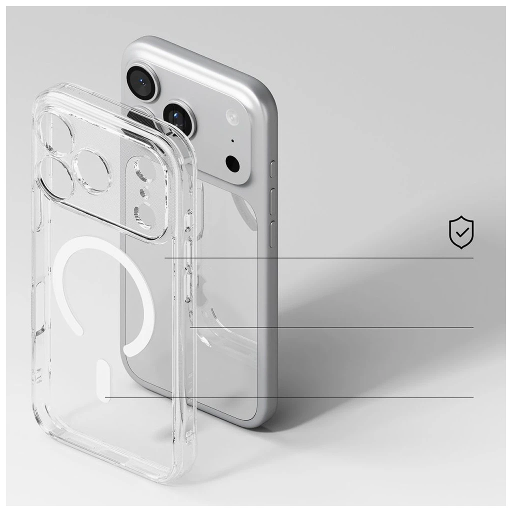 RINGKE FUSION MAGNETIC MAGSAFE iPhone 17 Pro készülékhez tok átlátszó