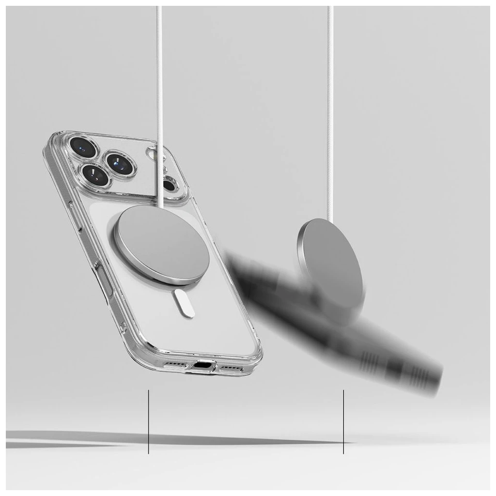 RINGKE FUSION MAGNETIC MAGSAFE iPhone 17 Pro készülékhez tok átlátszó