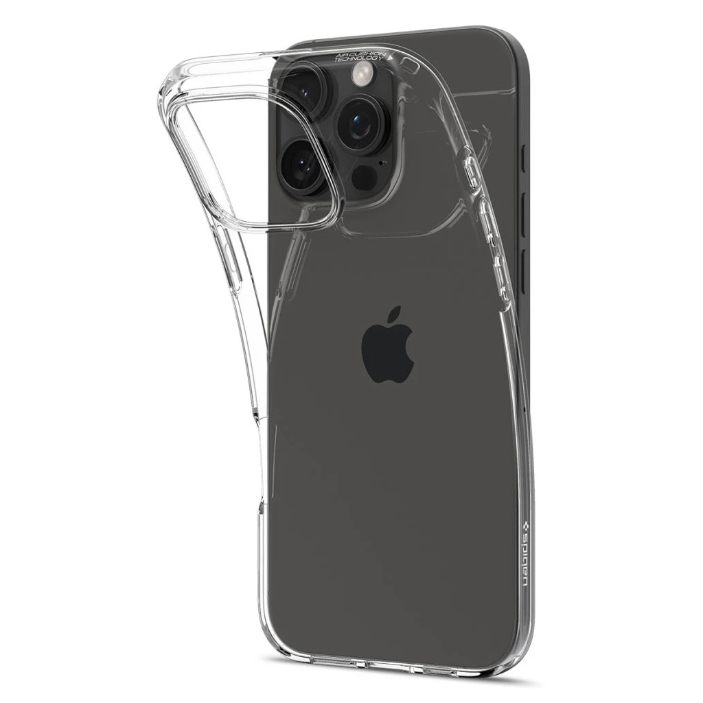 SPIGEN LIQUID CRYSTAL iPhone 16 Pro Max készülékhez tok Crystal Clear