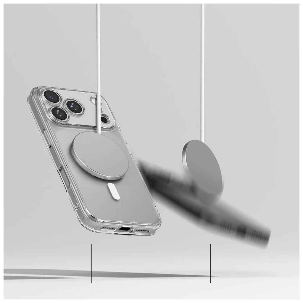 RINGKE FUSION MAGNETIC MAGSAFE iPhone 17 Pro tok készülékhez, matt átlátszó