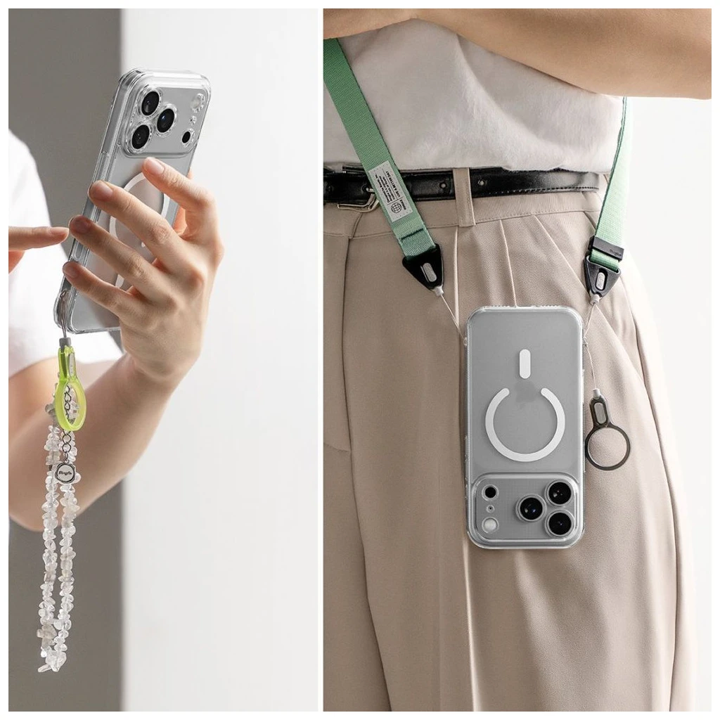 RINGKE FUSION MAGNETIC MAGSAFE iPhone 17 Pro tok készülékhez, matt átlátszó