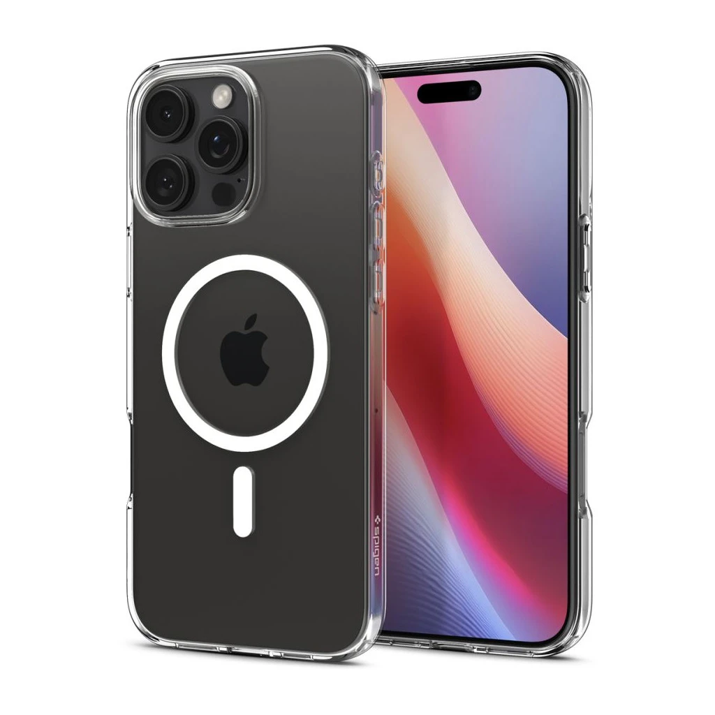 SPIGEN Liquid Crystal Mag MagSafe iPhone 16 Pro Max készülékhez tok átlátszó