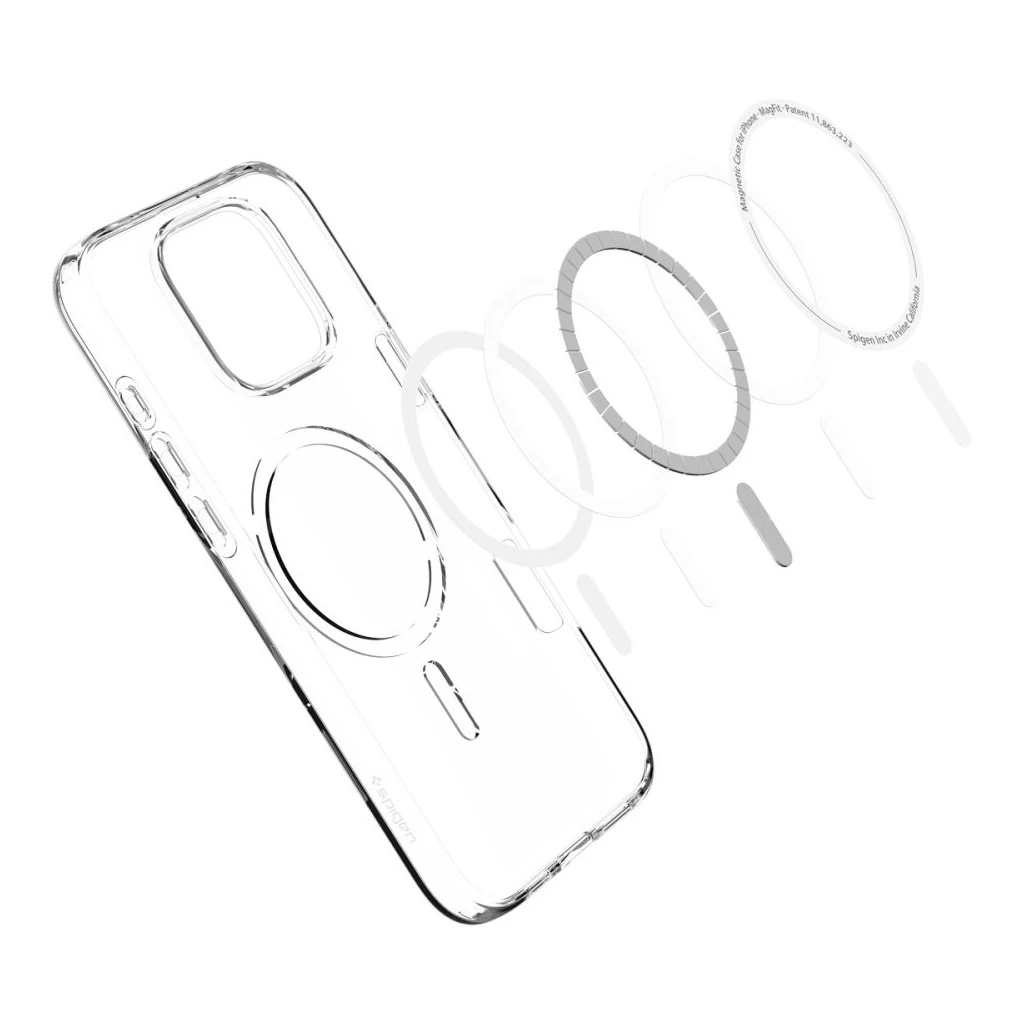 SPIGEN Liquid Crystal Mag MagSafe iPhone 16 Pro Max készülékhez tok átlátszó