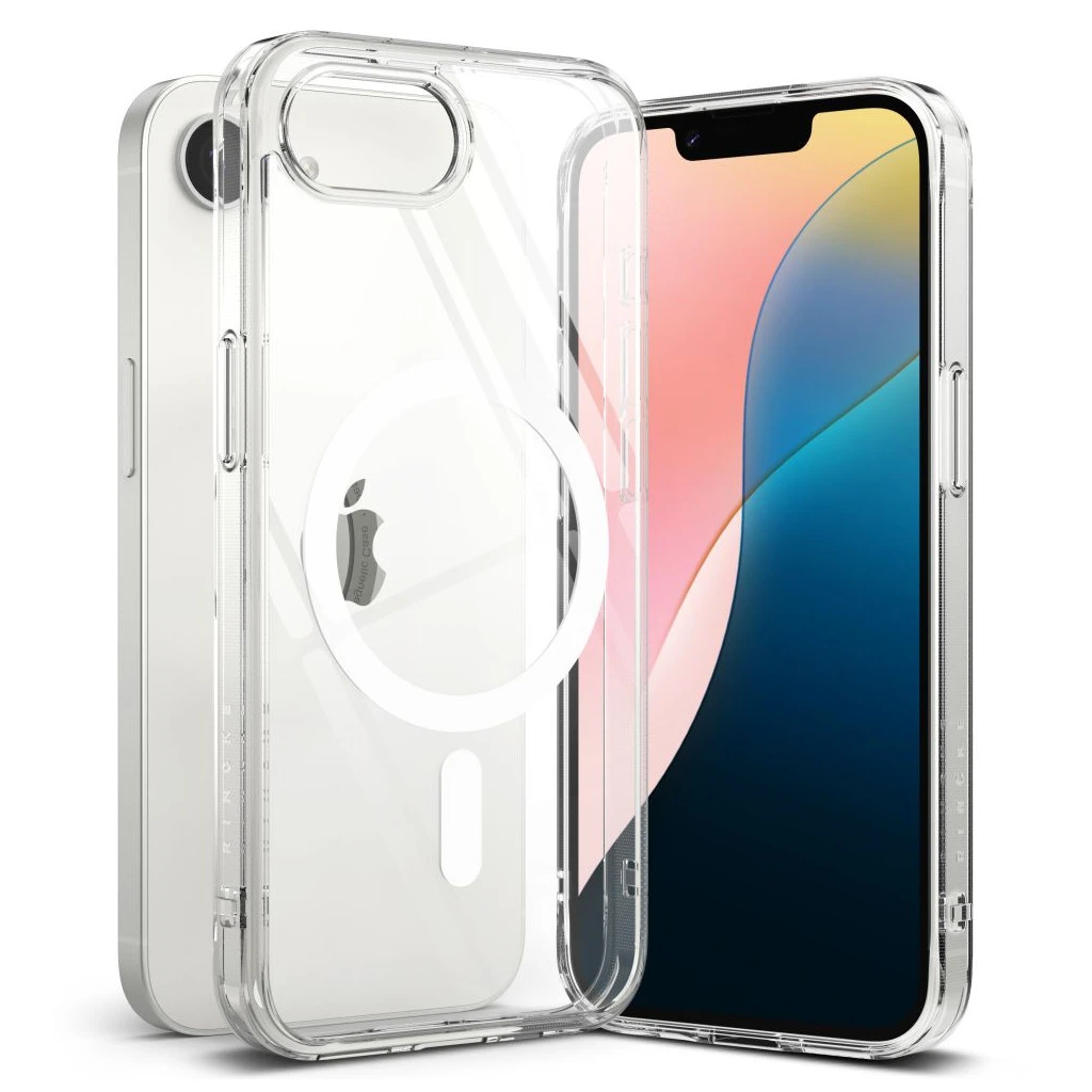 RINGKE FUSION MAGNETIC MAGSAFE iPhone 16E készülékhez tok átlátszó
