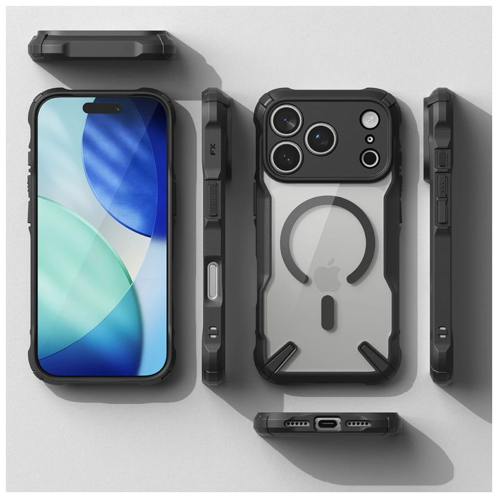 RINGKE FUSION X MAGNETIC MAGSAFE iPhone 17 Pro készülékhez tok fekete