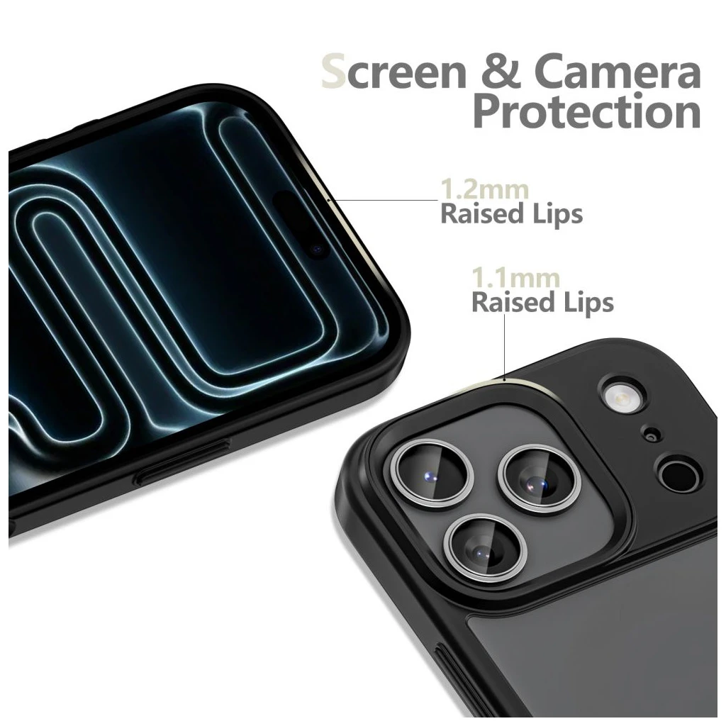 TECH-PROTECT MAGMAT iPhone 17 Pro Max tok készülékhez – matt fekete