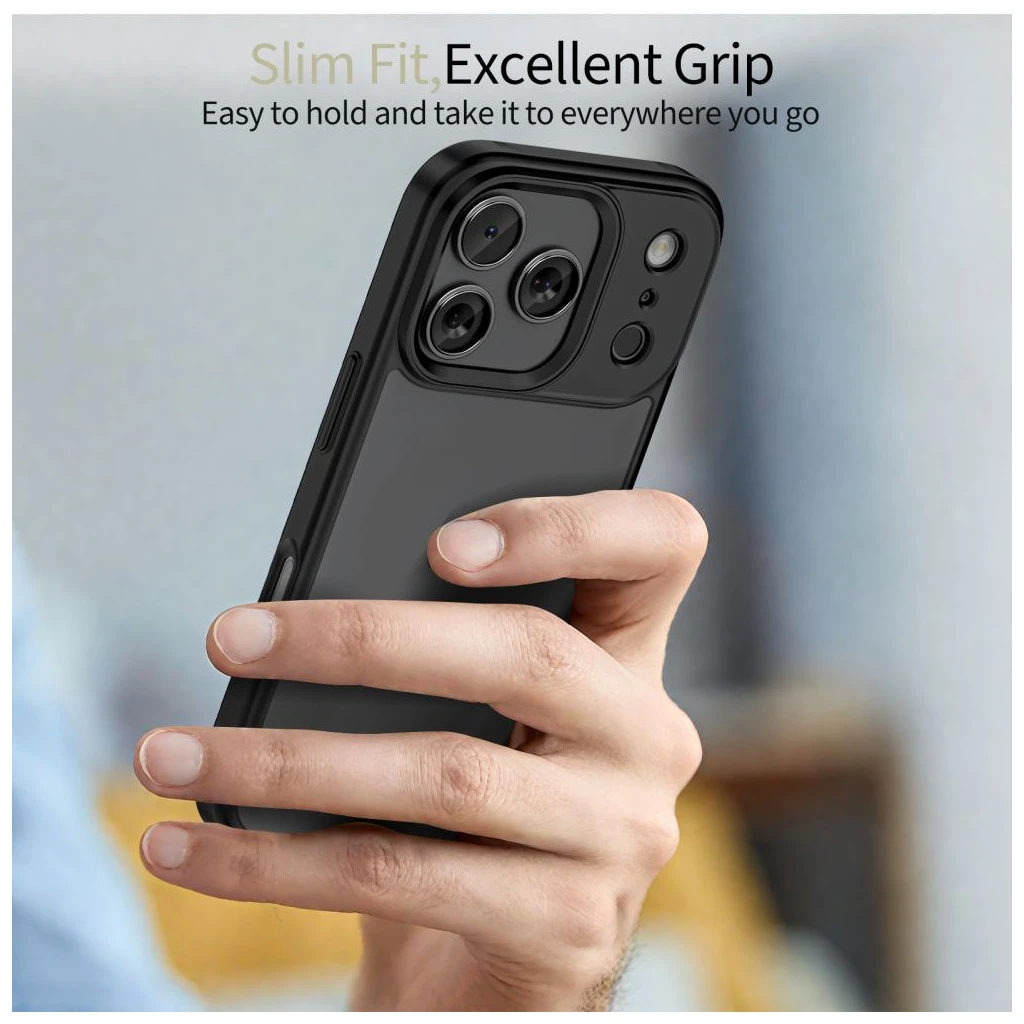 TECH-PROTECT MAGMAT iPhone 17 Pro Max tok készülékhez – matt fekete