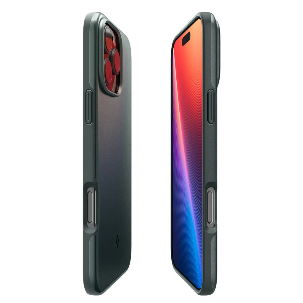 SPIGEN THIN FIT MAG MAGSAFE iPhone 16 Pro Max készülékhez tok Abyss zöld