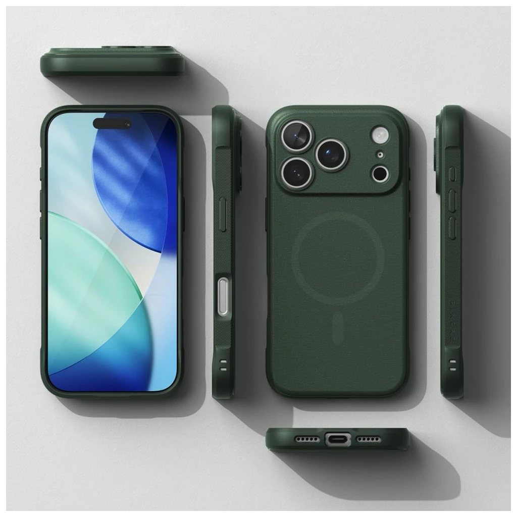 RINGKE ONYX Magnetic MagSafe iPhone 17 Pro készülékhez sötét zöld