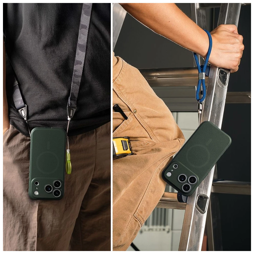 RINGKE ONYX Magnetic MagSafe iPhone 17 Pro készülékhez sötét zöld