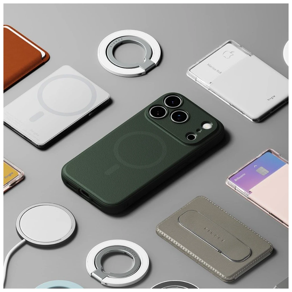 RINGKE ONYX Magnetic MagSafe iPhone 17 Pro készülékhez sötét zöld