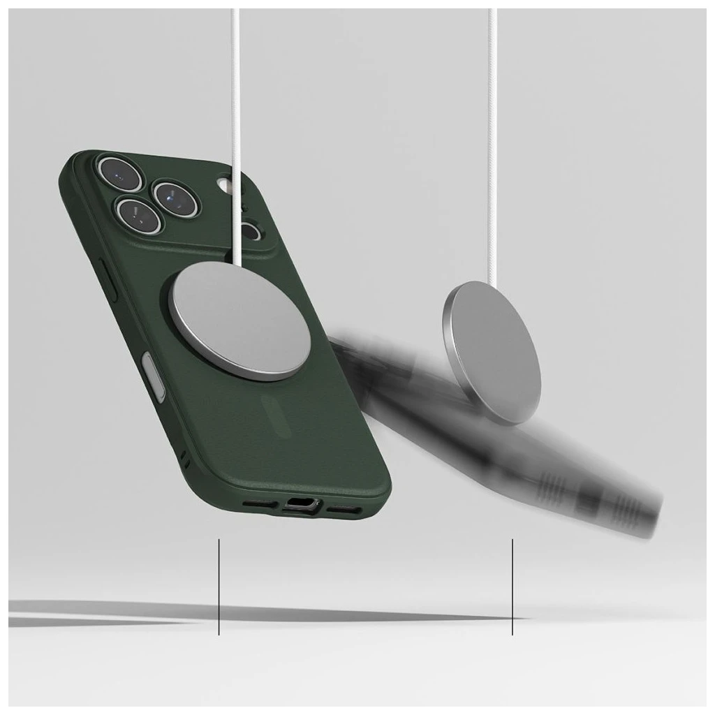RINGKE ONYX Magnetic MagSafe iPhone 17 Pro készülékhez sötét zöld