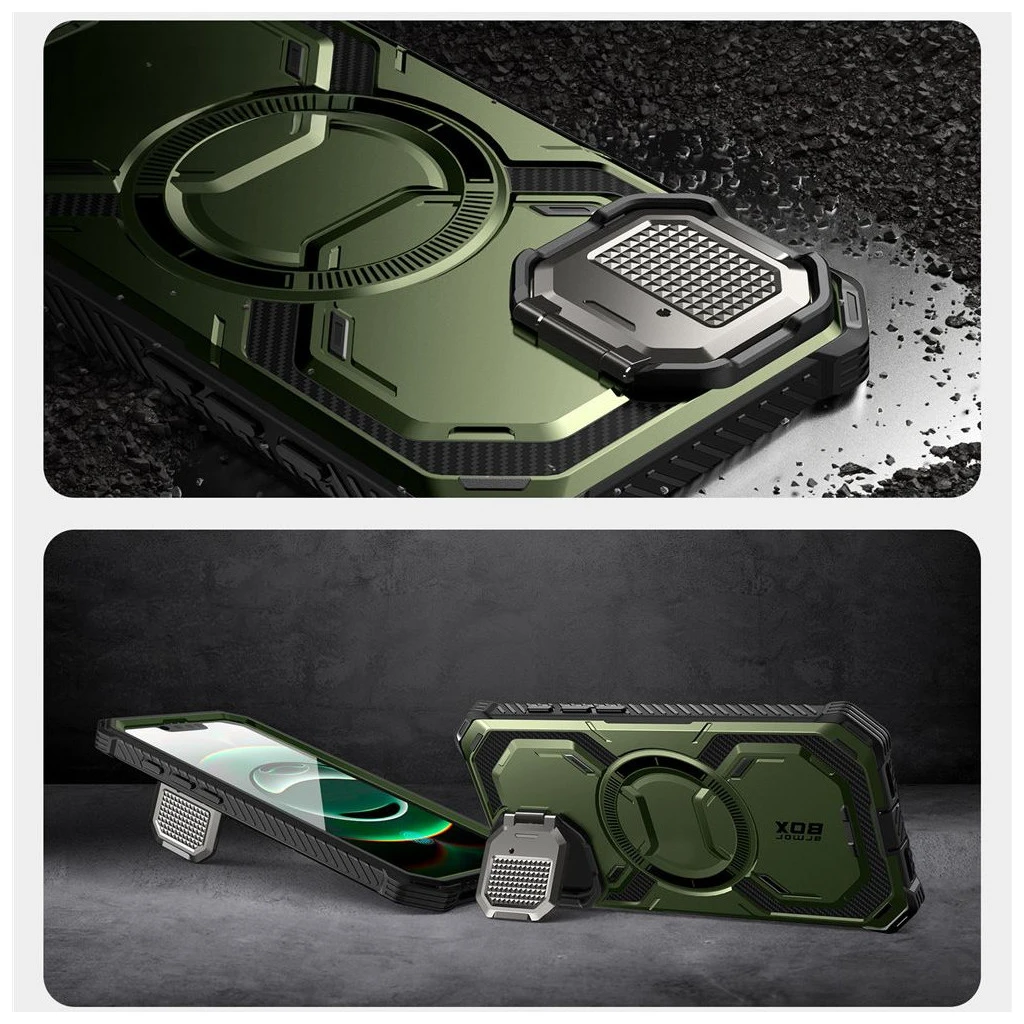 SUPCASE IBLSN ARMORBOX MAG MAGSAFE iPhone 16E készülékhez tok arany