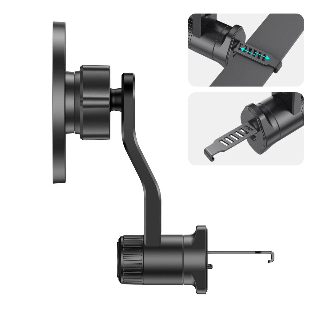 TECH-PROTECT N56 mágneses MagSafe forgatható szellőző autós tartó fekete