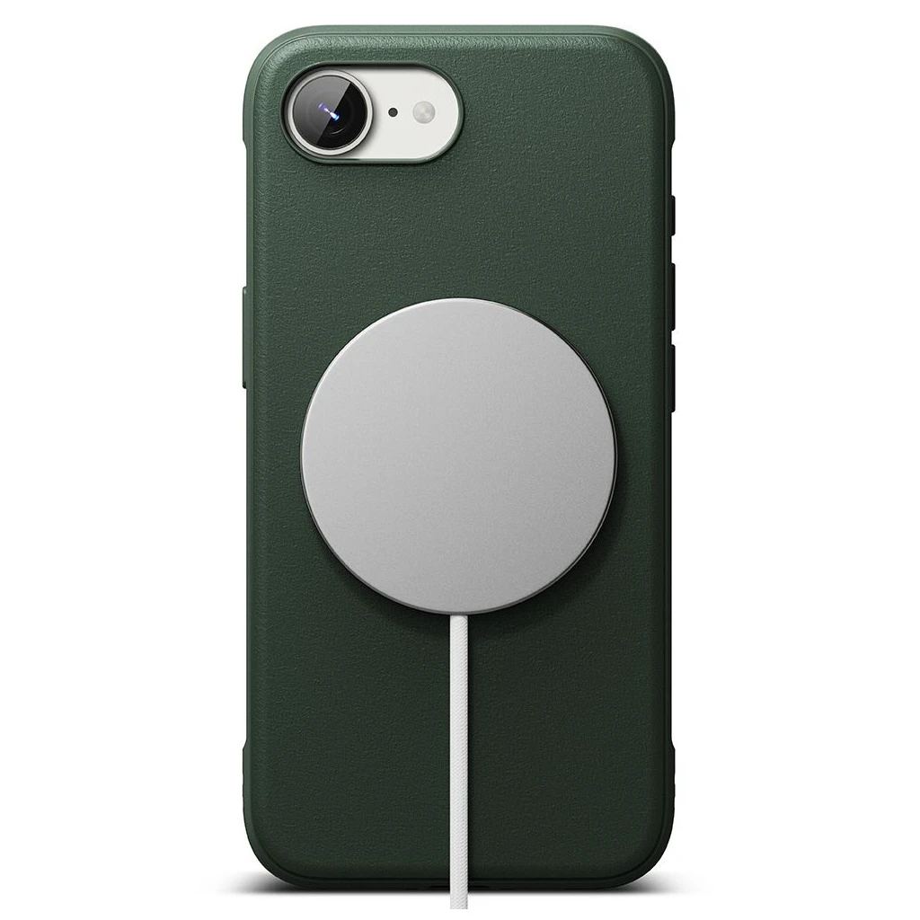 RINGKE ONYX Magnetic MagSafe iPhone 16E készülékhez tok sötét zöld