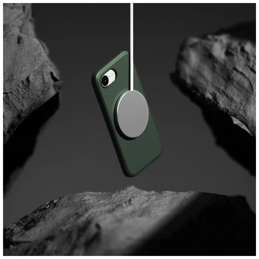 RINGKE ONYX Magnetic MagSafe iPhone 16E készülékhez tok sötét zöld