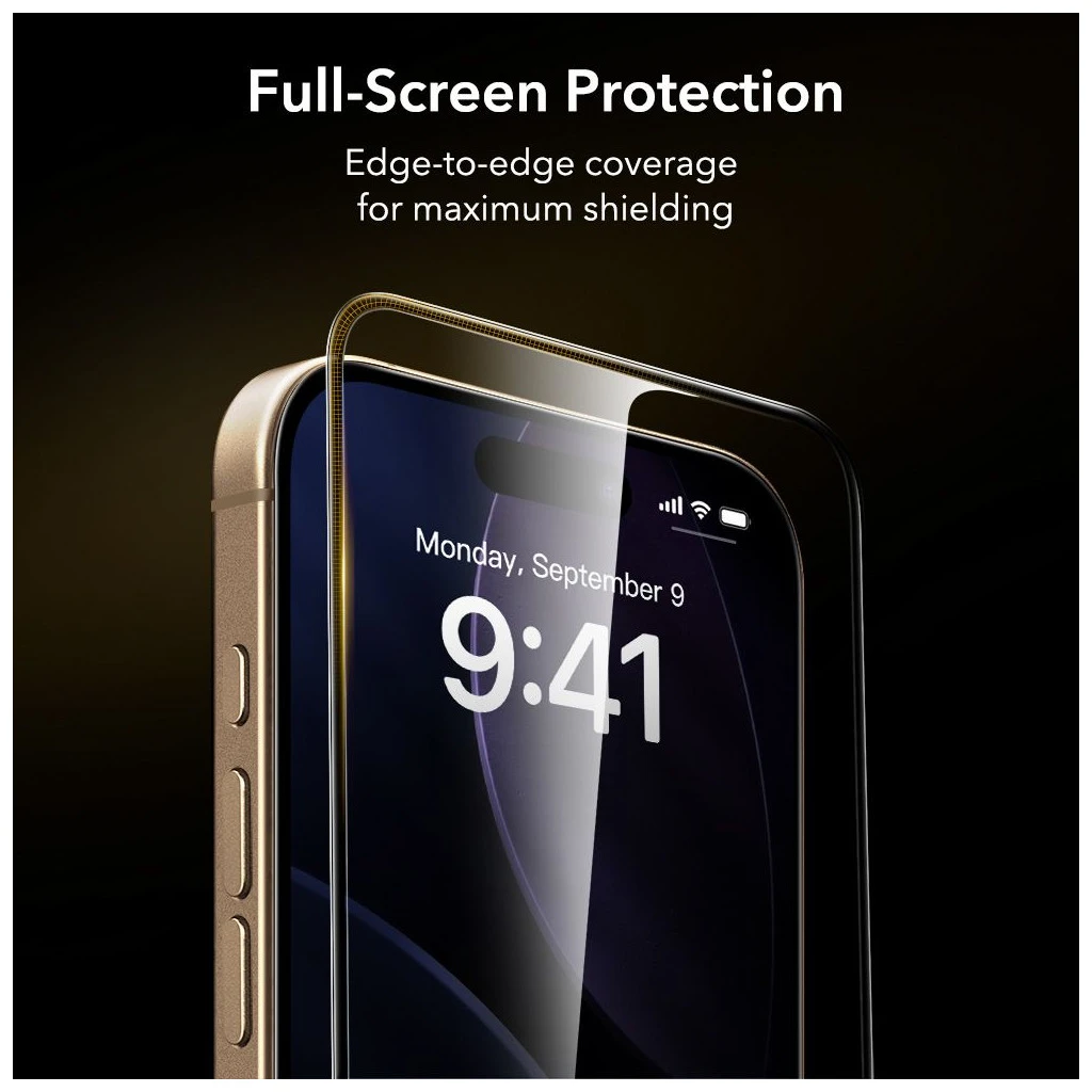 ESR Ultrafit Armorite Pro edzett üveg iPhone 17 Pro Max készülékhez fekete