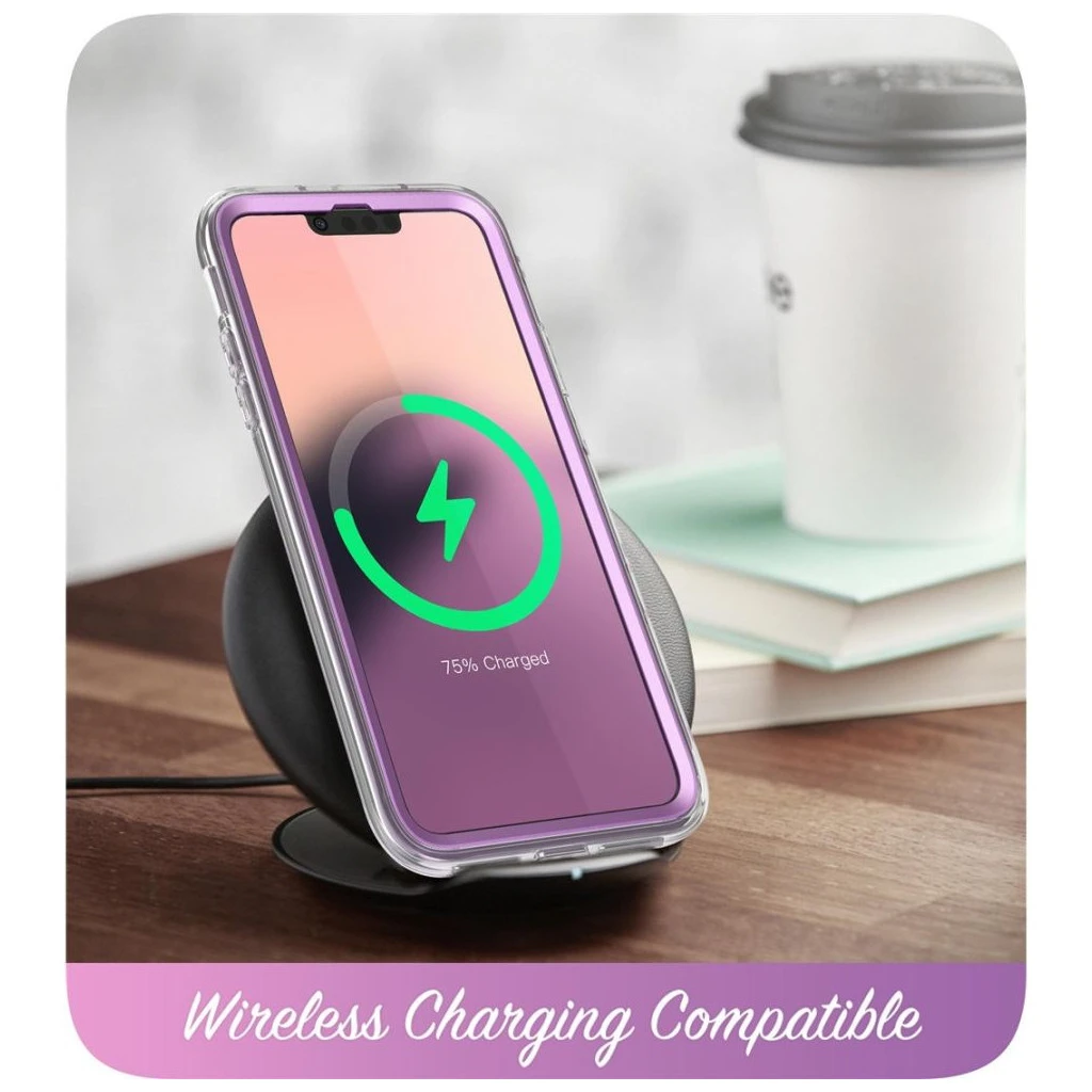 SUPCASE COSMO iPhone 14 Plus / 15 Plus tok készülékhez márványlila