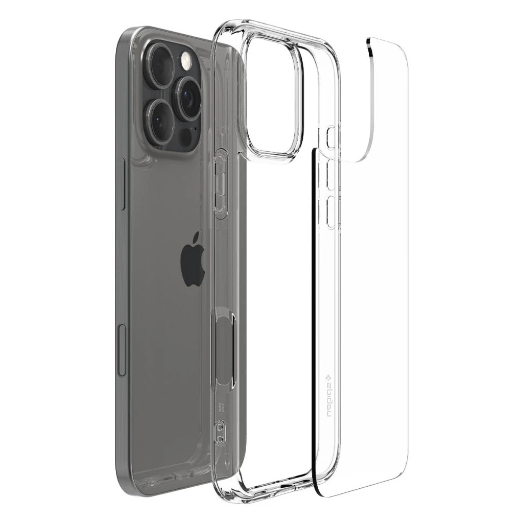 SPIGEN ULTRA HYBRID iPhone 16 Pro Max tok Crystal Clear készülékhez