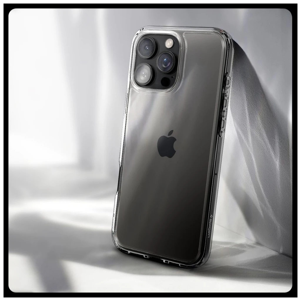 SPIGEN ULTRA HYBRID iPhone 16 Pro Max tok Crystal Clear készülékhez