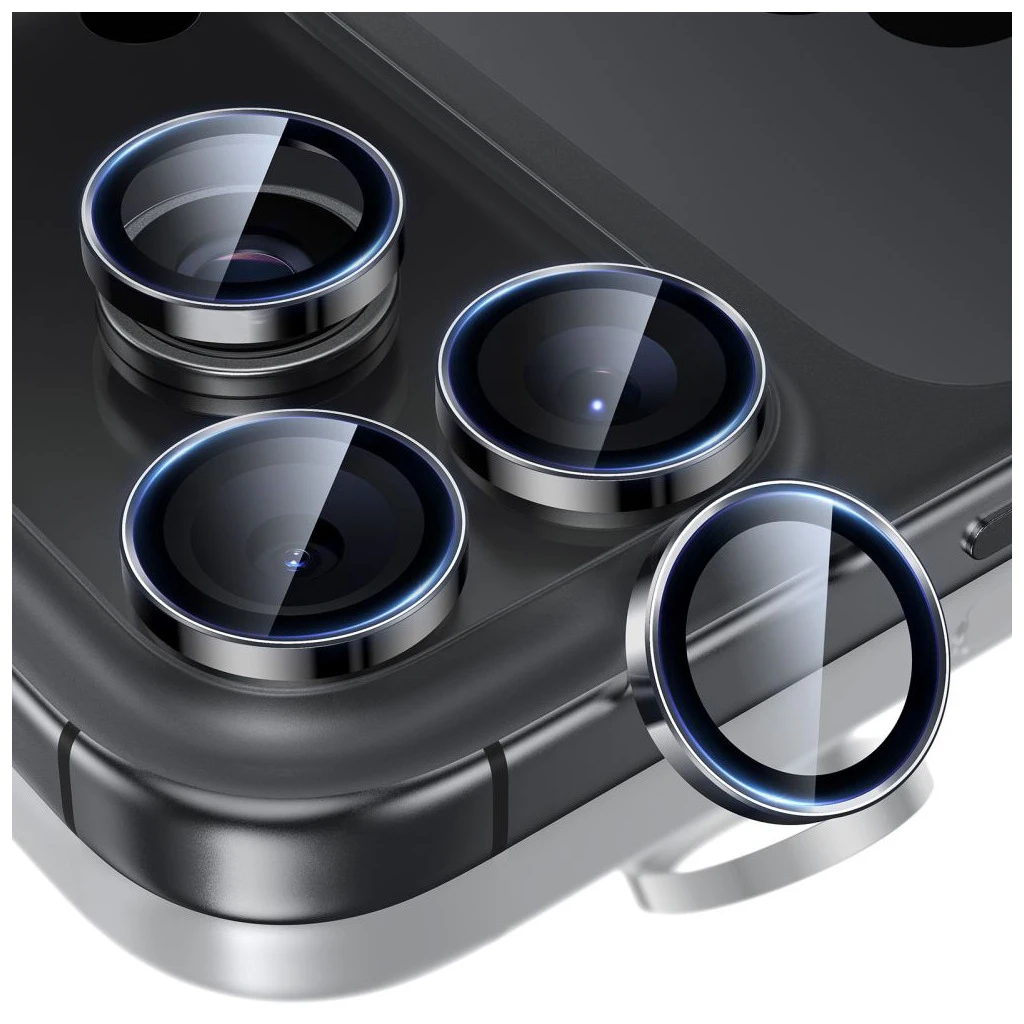 ESR ARMORITE kameravédő iPhone 14 Pro / Pro Max / 15 Pro / Max / 16 Pro / Max / 17 Pro / Max készülékhez fekete