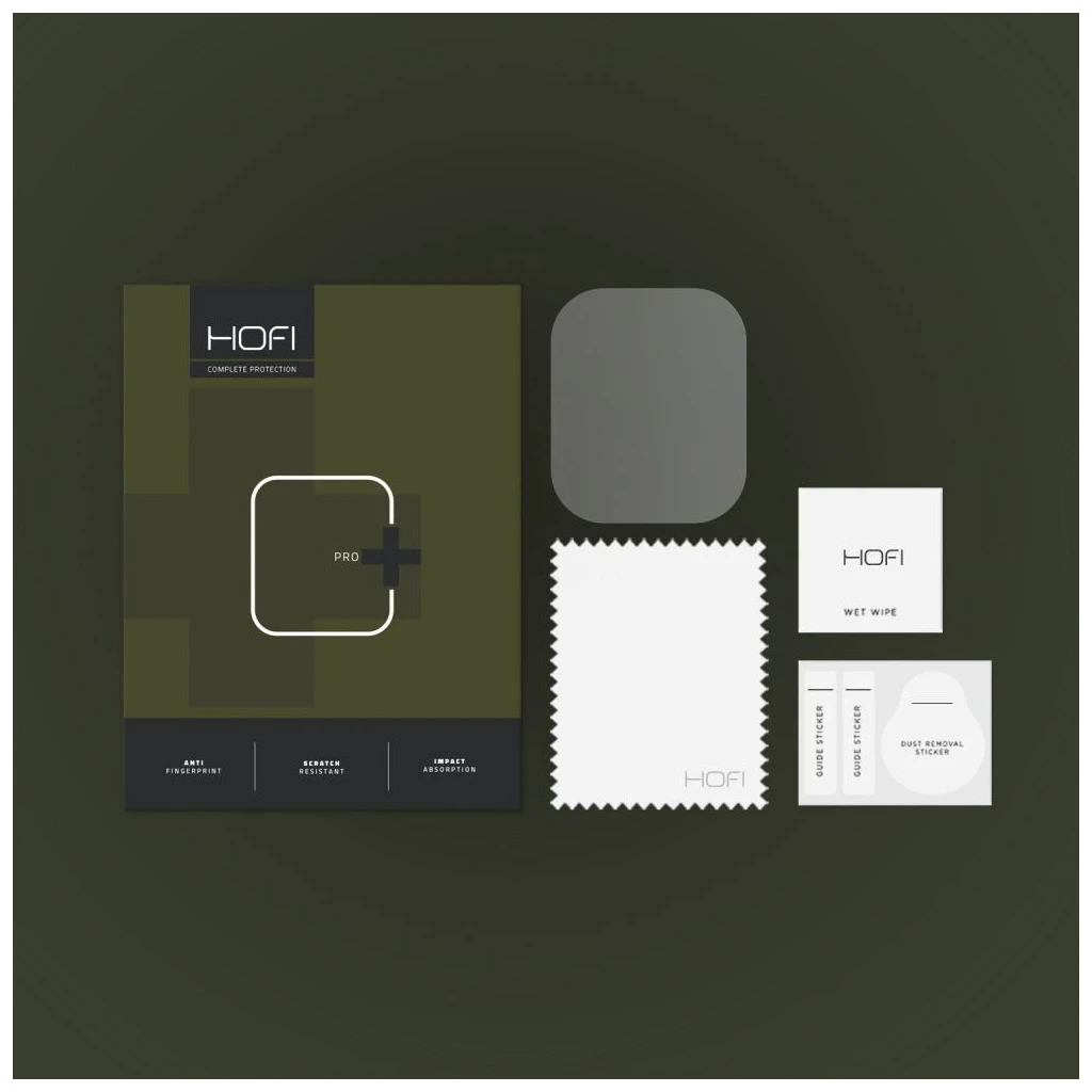 HOFI Glass Pro+ Apple Watch Ultra készülékhez védőüveg 1/2/3 (49 MM) átlátszó