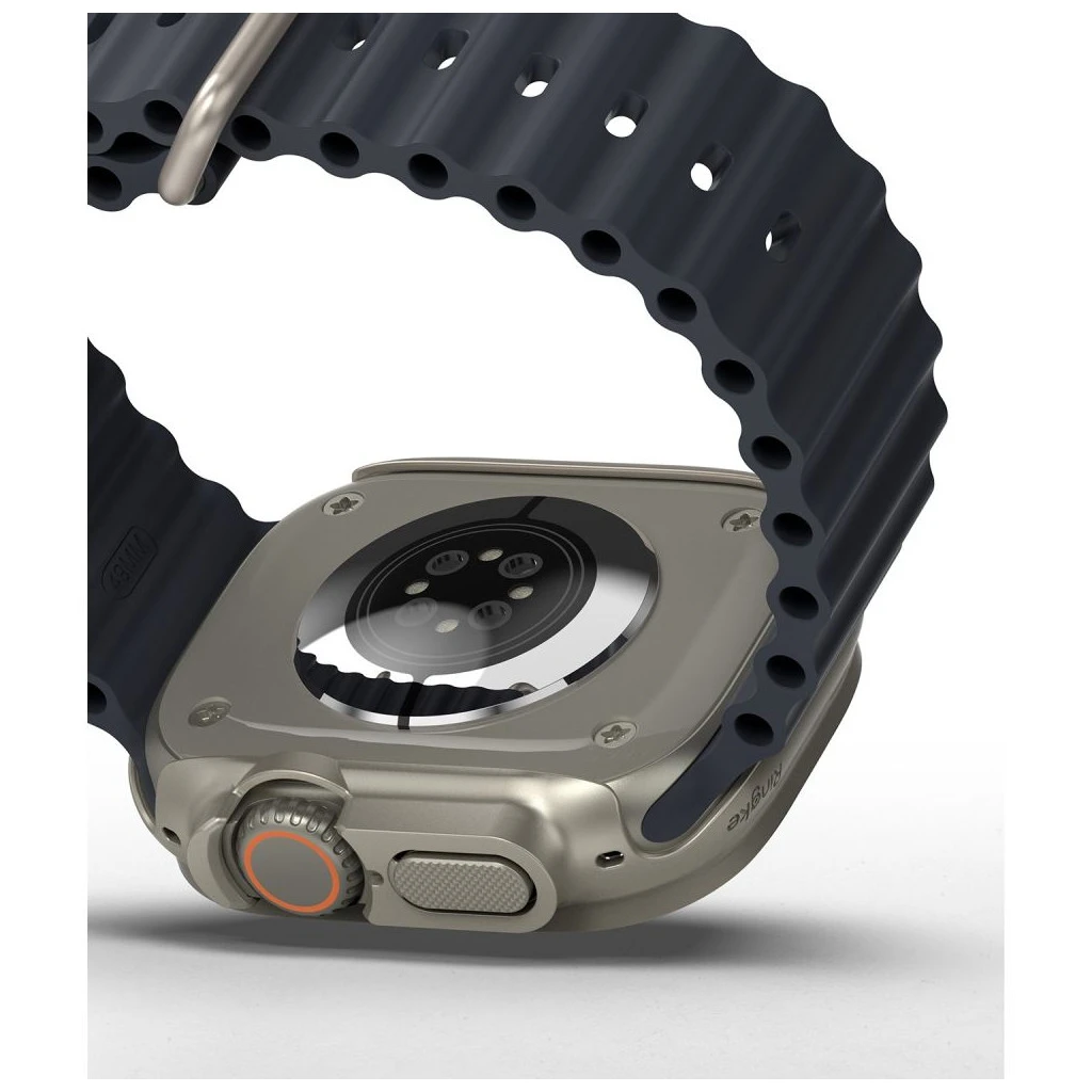 RINGKE SLIM 2-PACK tok APPLE WATCH ULTRA 1 / 2 / 3 (49 MM) készülékhez – átlátszó & titán szürke