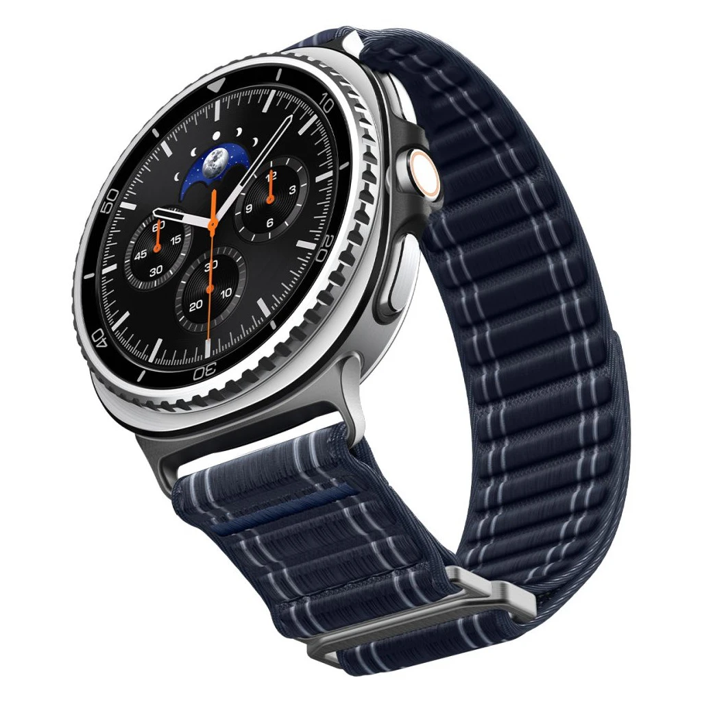 SPIGEN WBF0 ÓRASZIJ Samsung Galaxy Watch 8 / Classic készülékhez (40 / 44 / 46 MM) tengerészkék