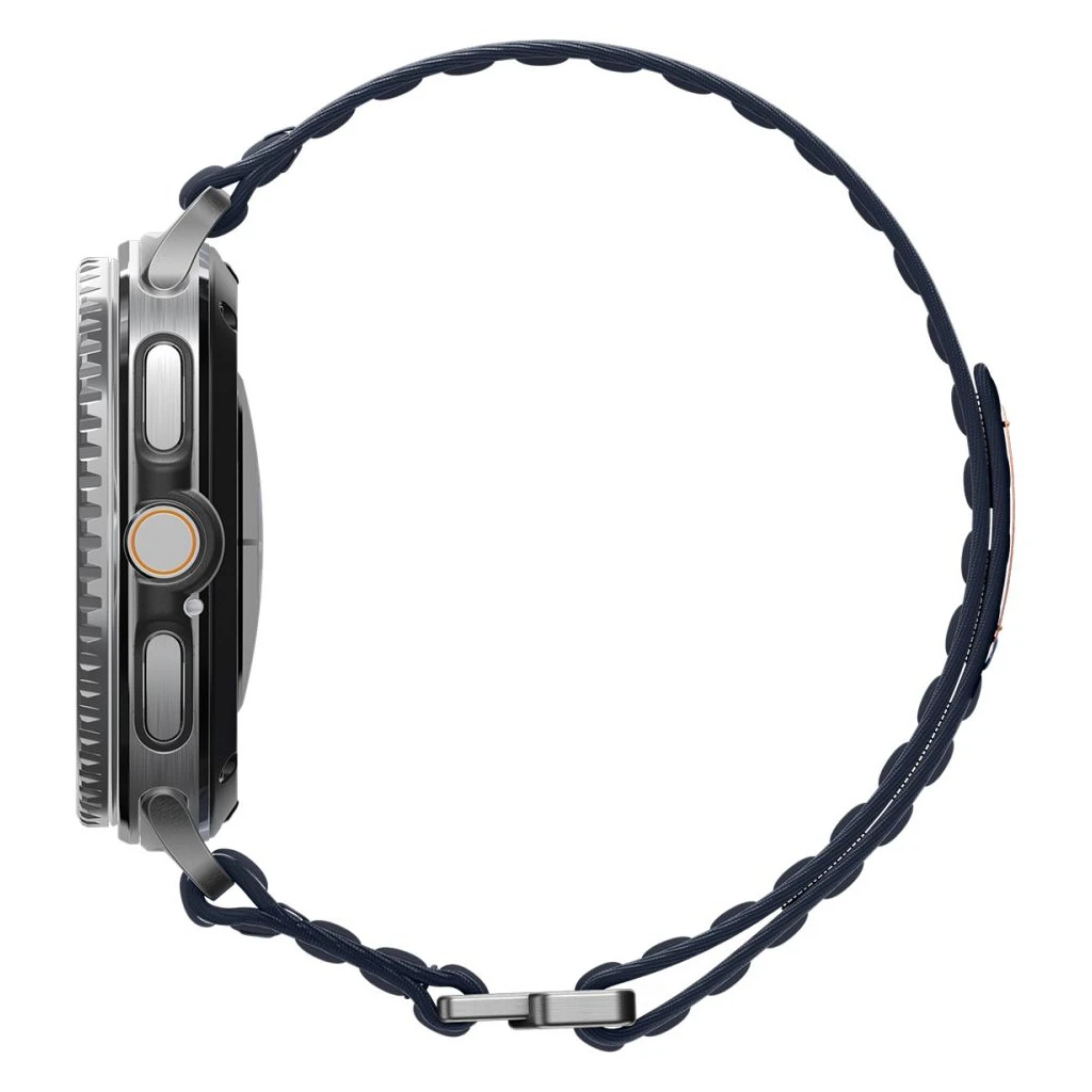 SPIGEN WBF0 ÓRASZIJ Samsung Galaxy Watch 8 / Classic készülékhez (40 / 44 / 46 MM) tengerészkék