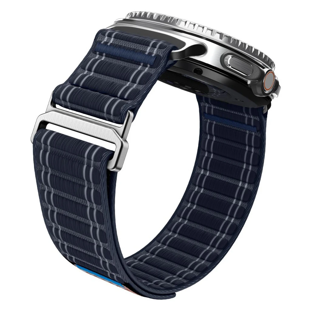 SPIGEN WBF0 ÓRASZIJ Samsung Galaxy Watch 8 / Classic készülékhez (40 / 44 / 46 MM) tengerészkék