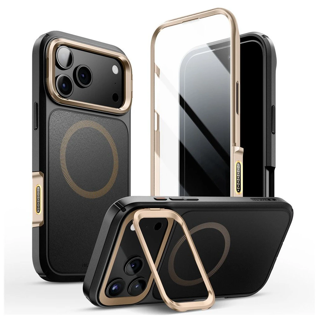 SUPCASE IBLSN ARES FLIP MAG MAGSAFE iPhone 17 Pro készülékhez tok sivatagi arany