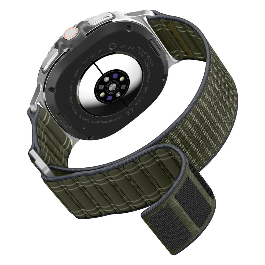 SPIGEN WBF0 szíj Samsung Galaxy Watch 8 / Classic készülékhez (40/44/46 MM) zöld