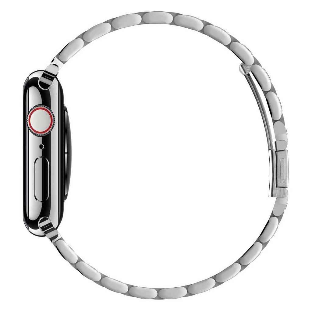 SPIGEN Modern Fit Band Apple Watch 8/9/10/11/SE/ULTRA készülékhez óraszíj (44/45/46/49 MM) ezüst