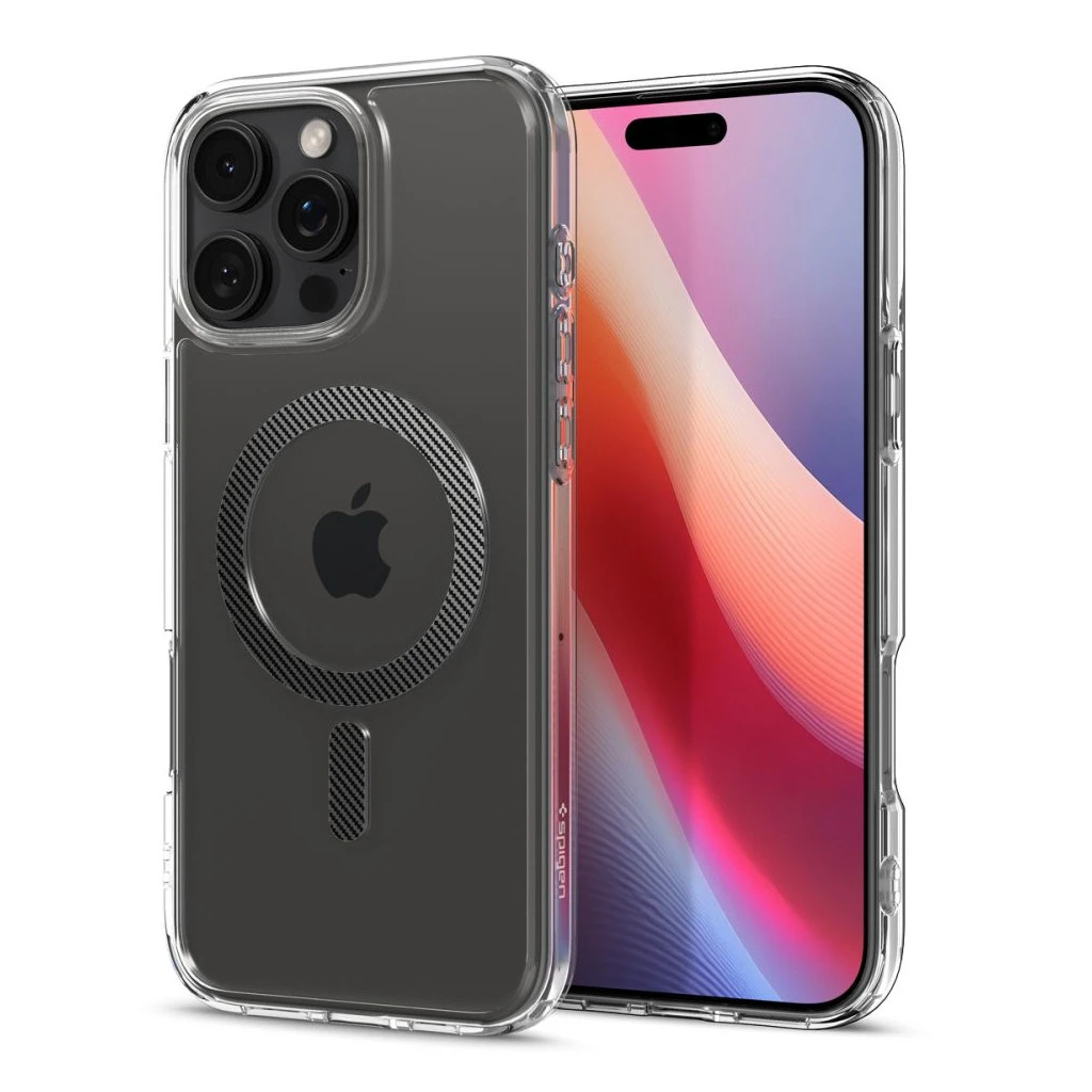 SPIGEN ULTRA HYBRID MAG MAGSAFE iPhone 16 Pro Max készülékhez tok, CARBON FIBER