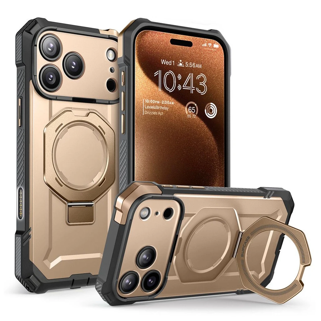 SUPCASE UB GRIP MAG MAGSAFE iPhone 17 Pro készülékhez tok, sivatagi arany