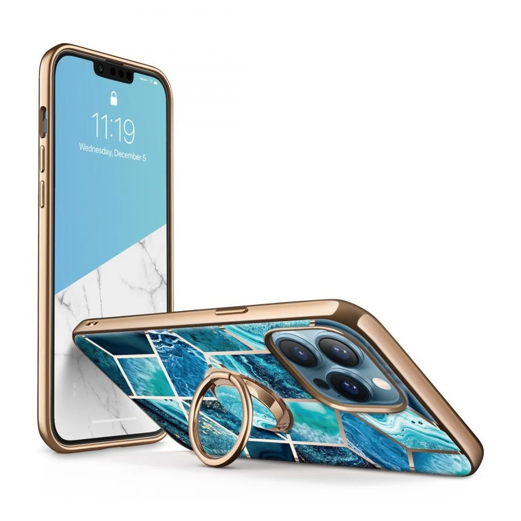 SUPCASE IBLSN COSMO SNAP tok iPhone 13 Pro készülékhez óceánkék