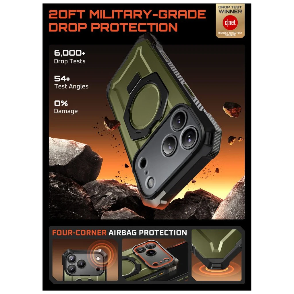 SUPCASE UB GRIP MAG MAGSAFE iPhone 17 Pro készülékhez tok GULDAN