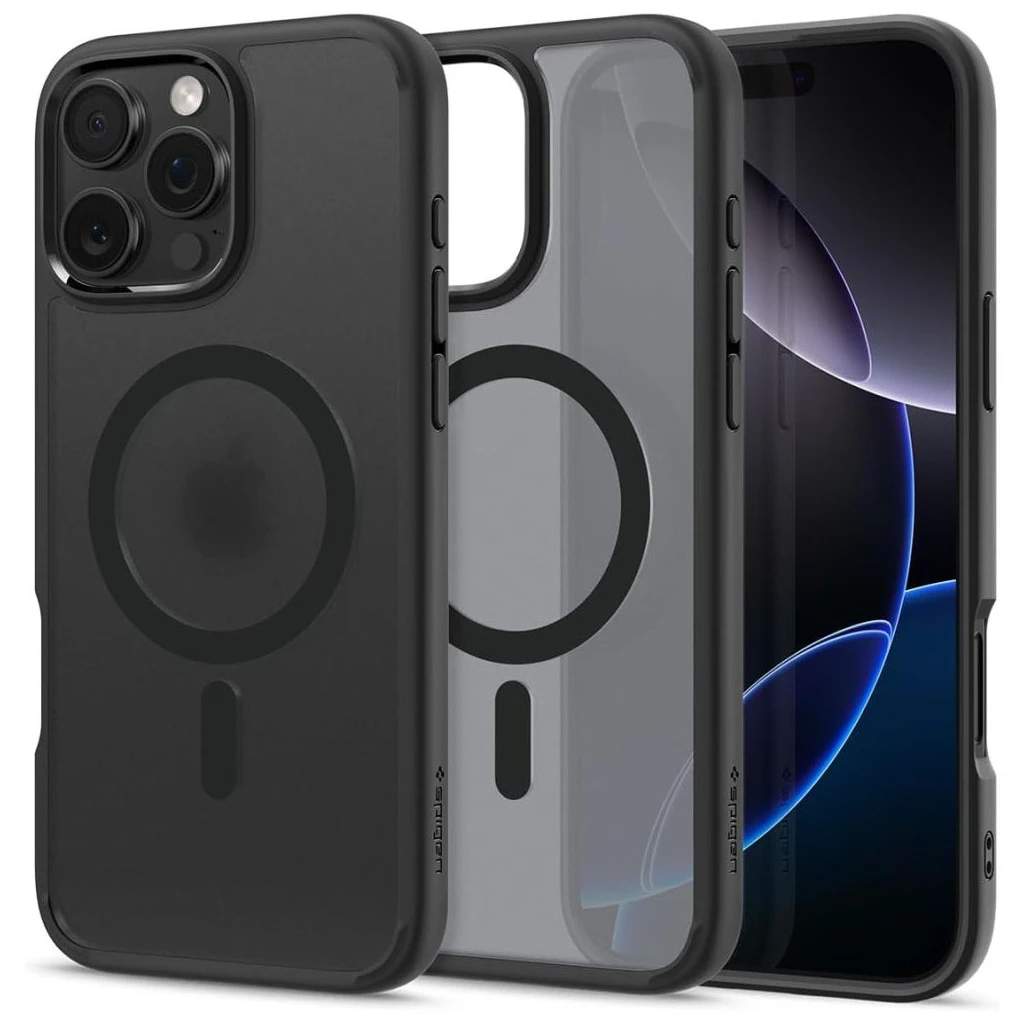 SPIGEN ULTRA HYBRID MAG MAGSAFE iPhone 16 Pro Max készülékhez tok FROST fekete
